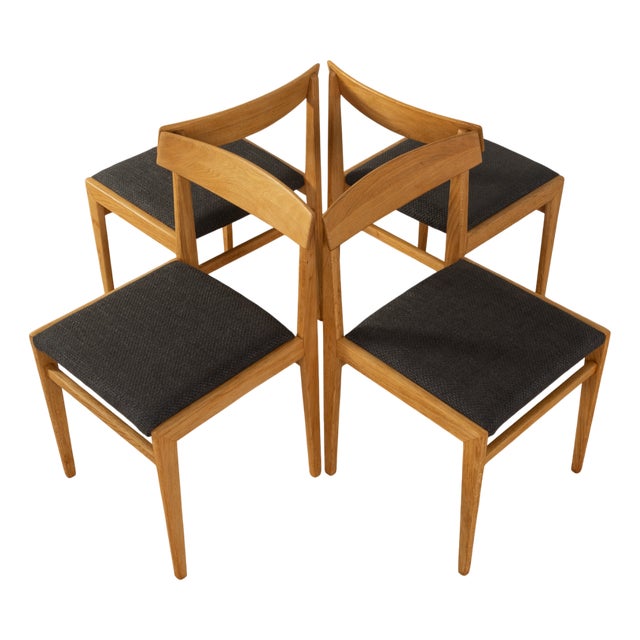 Vintage Dining Room Chairs from Lübke, 1960s, Set of 4 For Sale