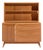 Heywood Wakefield Mid Century Champagne Tambour Door Sideboard Credenza With Hutch For Sale