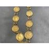 Bochic "Roman" Vintage Roman Pure Gold Coin Necklace Set 18K Gold For Sale - Image 16 of 18