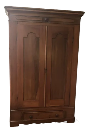 Late 19th Century Victorian Walnut Armoire