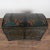 Mid 19th Century 19th Century Swedish Original Painted Dome-Top Trunk, Dated 1863 For Sale - Image 5 of 15