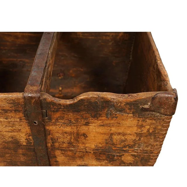 Late 19th Century Antique Chinese Official Wooden Rice Grain Bucket For Sale - Image 5 of 11