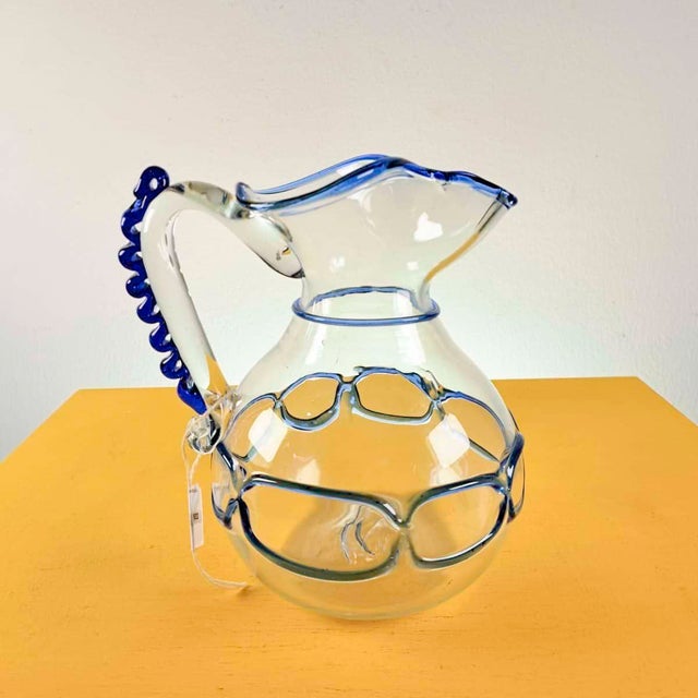 Murano Glass Jug by Salviati For Sale - Image 10 of 10