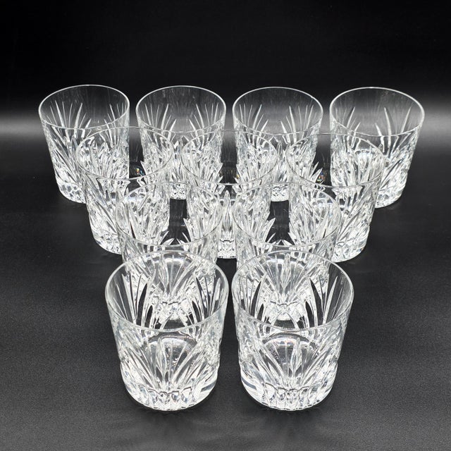 Gorham Gorham Nocturne Crystal Old Fashioned Glasses, Set of 11 For Sale - Image 4 of 7