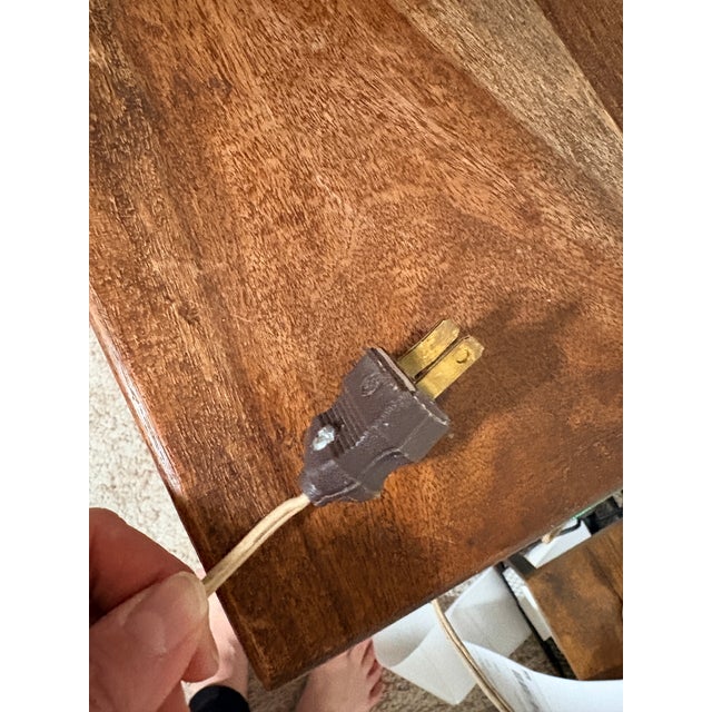 Mid 20th Century Neoclassical Revival Gas Style Candelabra Lamp For Sale - Image 9 of 10