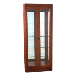 Stickley 21st Century Collection Cherry Curio Display Cabinet For Sale