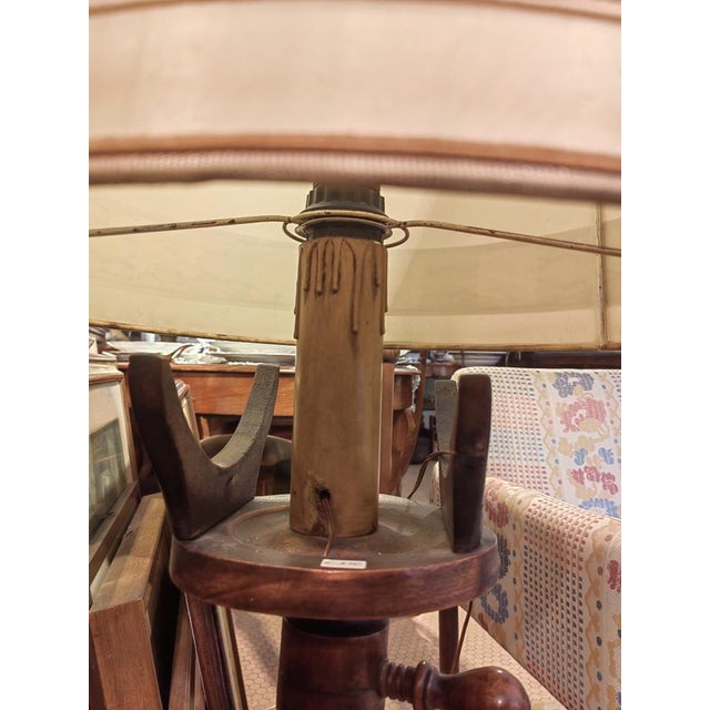Floor Lamp in Walnut, 19th Century For Sale - Image 15 of 16