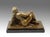 Metal Sculpture of Nude Woman at the Beach, 20th Century, Bronze For Sale - Image 7 of 10