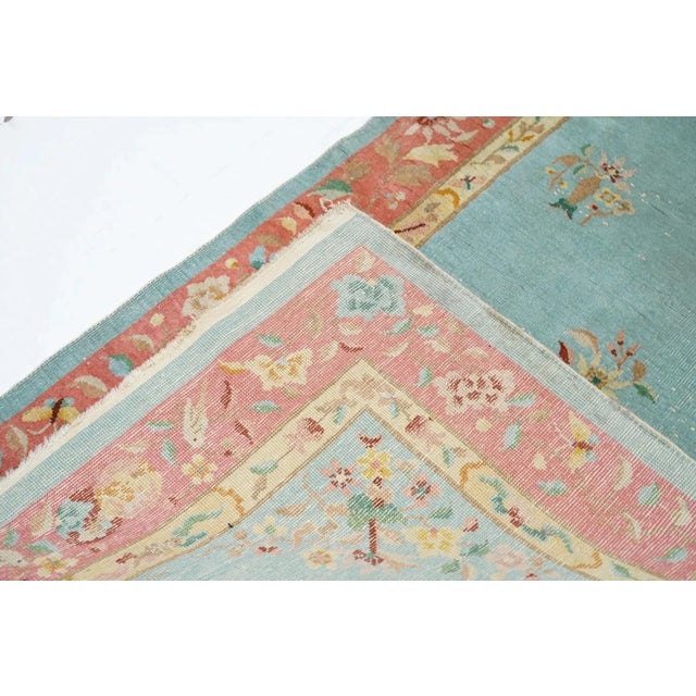 Vintage Chinese Runner 3'6'' x 9'6'' For Sale - Image 10 of 11