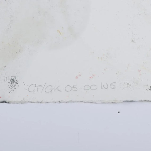 Gary Komarin (New York/Connecticut, B. 1951) Large Abstract Acrylic on Paper Titled "Vessel" For Sale In Greensboro - Image 6 of 7