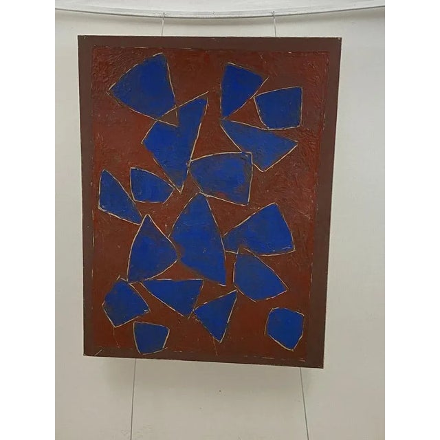 Georges Ferrato, Abstract Composition, 1993, Canvas Painting For Sale - Image 9 of 10