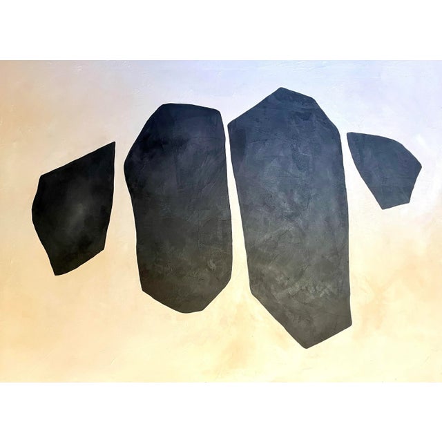 Contemporary abstract Minimalist painting on canvas. Unframed Due to the size of this painting, the painting will be...