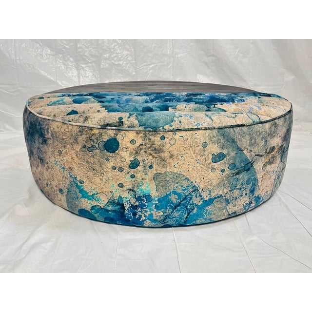 2020s Timothy Oulton Shabby Storage Coffee Table Siren Velvet & Reclaimed Timber For Sale - Image 5 of 18