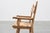 1950s Brutalist Armchair with Carved Rosettes and Nailed Wooden Seat, Spain, 1950s For Sale - Image 5 of 16