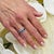 Blue Natural Sapphire Diamond Ring 7 14k W Gold 1.67 TCW Certified For Sale - Image 8 of 12