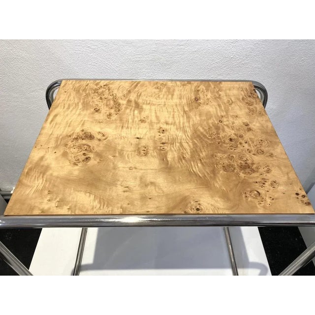 Wood Tubular Steel Table B 9 by Marcel Breuer, 1930s For Sale - Image 7 of 10