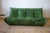 Togo Three-Seater Sofa in Dubai Green Leather by Michel Ducaroy for Ligne Roset For Sale - Image 5 of 5