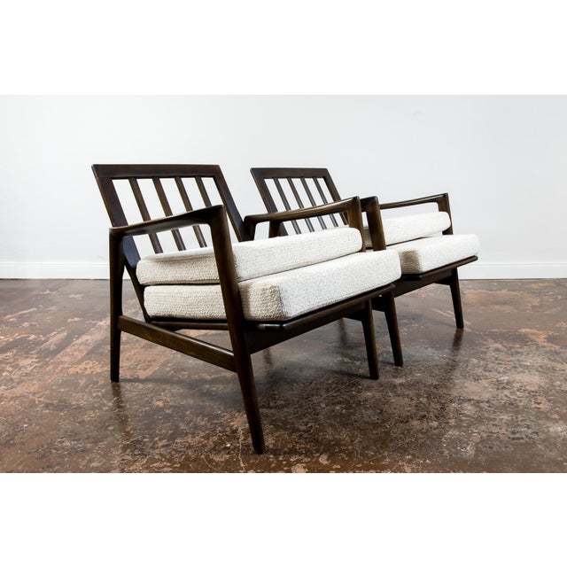 Vintage Armchairs from Swarzędzkie Fabryki Mebli, 1960s, Set of 2 For Sale - Image 4 of 17