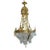 1860's French Empire Chandelier in Bronze With Crystal Accents For Sale