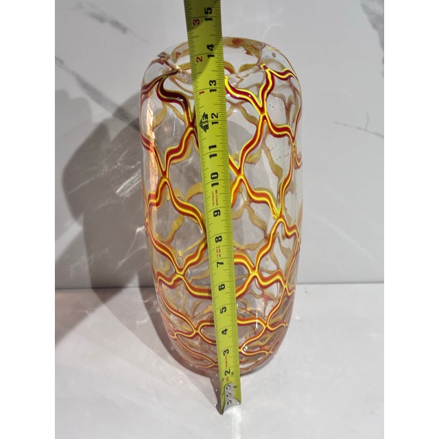 Aureliano Toso vase in Murano glass circa 1970.