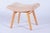 Brown Mid-Century Stool in Upholstery and Beech, Slovakia, 1960s For Sale - Image 8 of 8