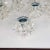 Vintage Italy Candle Holder Set Clear Lucite Multifaceted Atomic Starburst - Set of 10 For Sale - Image 11 of 13