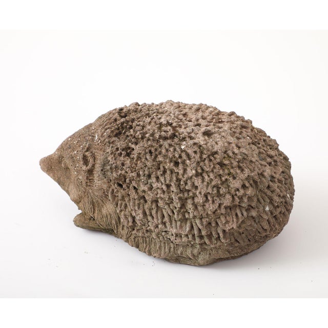 Gray Reconstituted Stone Hedgehog Garden Ornament, 20th Century For Sale - Image 8 of 10