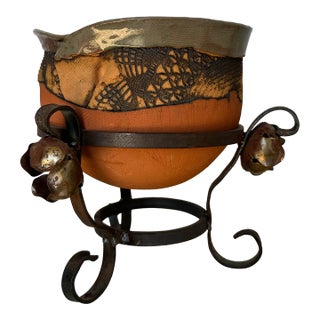 1950s Pottery Table Planter For Sale