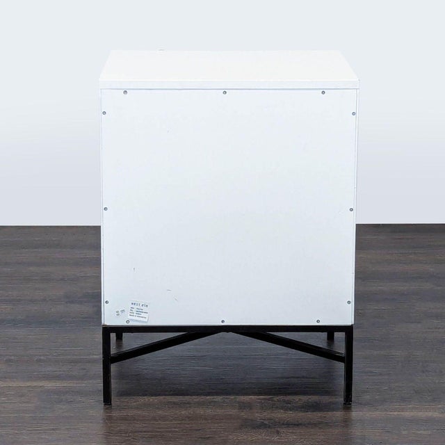 West Elm Wood Tiled Nightstand For Sale In San Francisco - Image 6 of 9