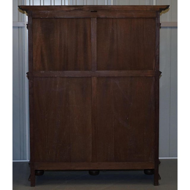 Dutch Ornately Hand Carved Cupboard, 1940s For Sale - Image 15 of 18