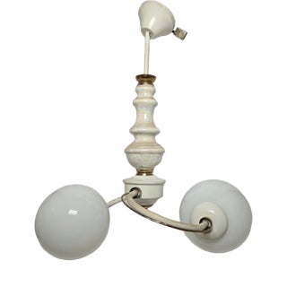 Vintage Art Nouveau Chandelier, Poland, 1970s For Sale