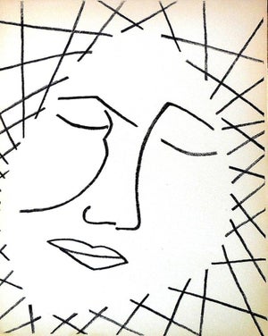 Françoise Gilot, Untitled Face, 1951