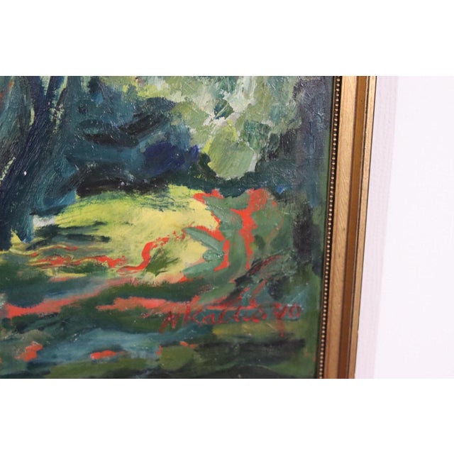 Nillo Kallio, Tree, 20th Century, Oil on Canvas, Framed For Sale - Image 7 of 18