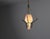 Italian Pendant Lamp in Brass and Opaline Glass, 1950s For Sale - Image 9 of 12