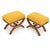 1990s Tuscan Style Ottomans- Pair For Sale - Image 5 of 6