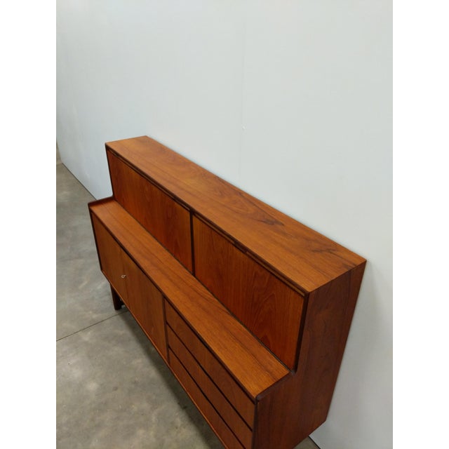 Vintage Mid Century Modern Teak Sideboard For Sale - Image 9 of 10