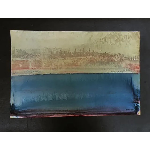 Abstract 1940 Abstract Emil Bisttram Untitled Monoprint, Framed For Sale - Image 3 of 5