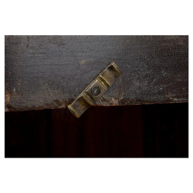 20th Century Vacuum Cabinet in Dark Wood For Sale - Image 5 of 9