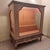 Wood Piedmontese Display Cabinet in Ivory with Silver Mecca Frame, 1780 For Sale - Image 7 of 13