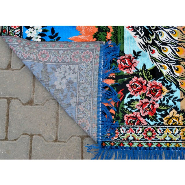 Vintage Peacock Pattern Tapestry Chairish