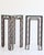 Art Nouveau Pair of Pedestal Tables With Metalwork Frames and Glass Tops, Indoor/Outdoor For Sale - Image 3 of 15