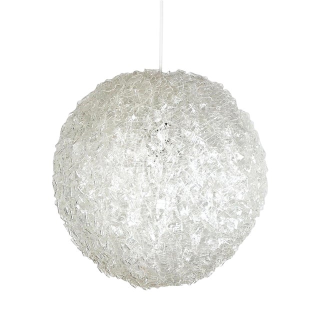 Large Acrylic & Plastic Bubble Hanging Light in the style of Panton, Germany, 1970s For Sale