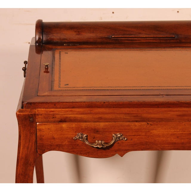 Napoleon III Walnut Desk or Games Table For Sale - Image 4 of 13