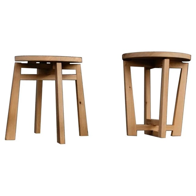 Wood Redemption Side Tables by Albert Potgieter Designs, Set of 2 For Sale - Image 7 of 7