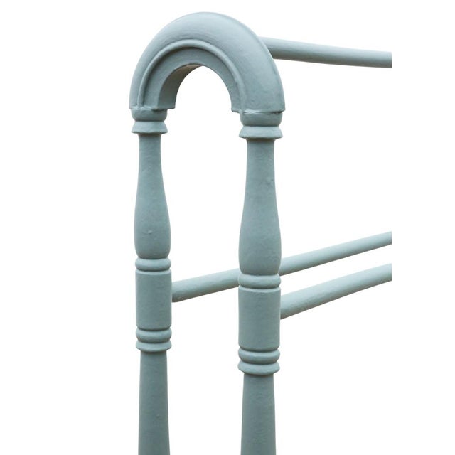 Antique Green Painted Towel Rail Stand, 1800s For Sale - Image 4 of 6