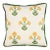 Schumacher Saranda Flower 20" Pillow in Marigold For Sale