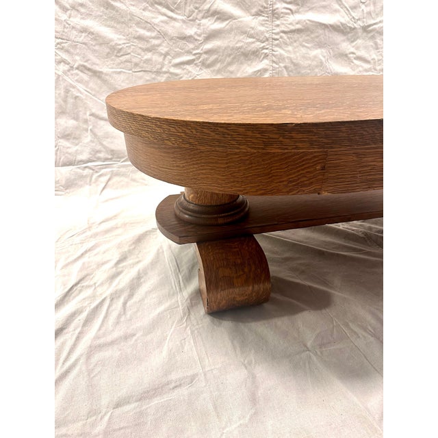 Early 20th Century Quarter Sawn Oak Coffee Table Chairish