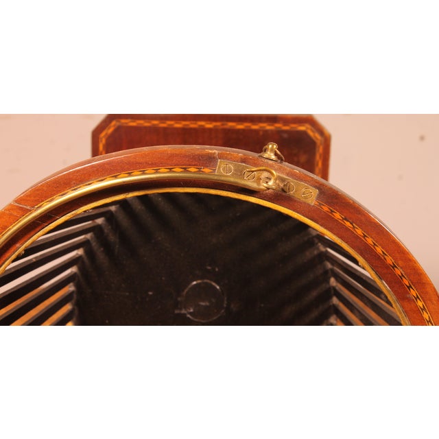 Brown Inlaid Mahogany Planter, 1900s For Sale - Image 8 of 9
