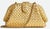 Contemporary 2025 Bottega Veneta Lauren 1980 Gold Leather Clutch Shoulder Bag Pouch Handbag For Sale - Image 3 of 17