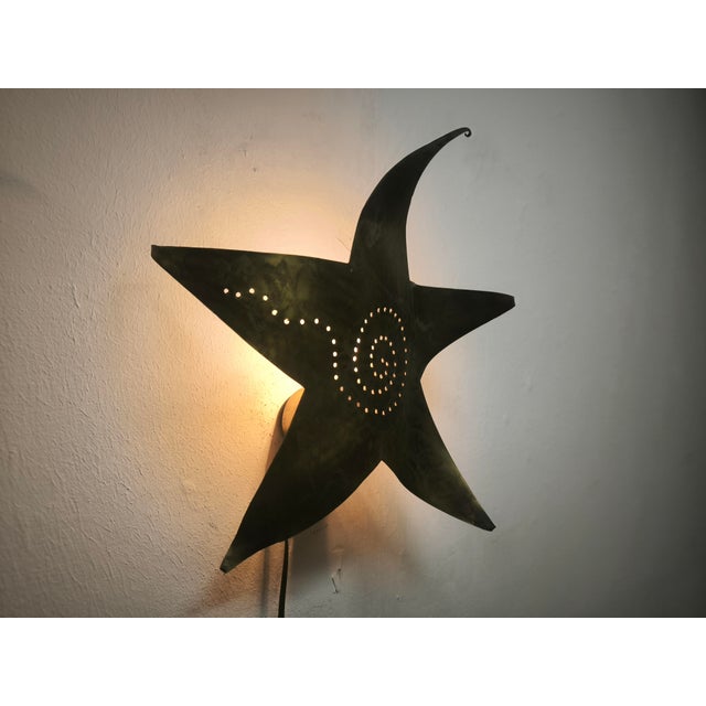 Star Wall Light in Brass, 1960s For Sale - Image 13 of 13
